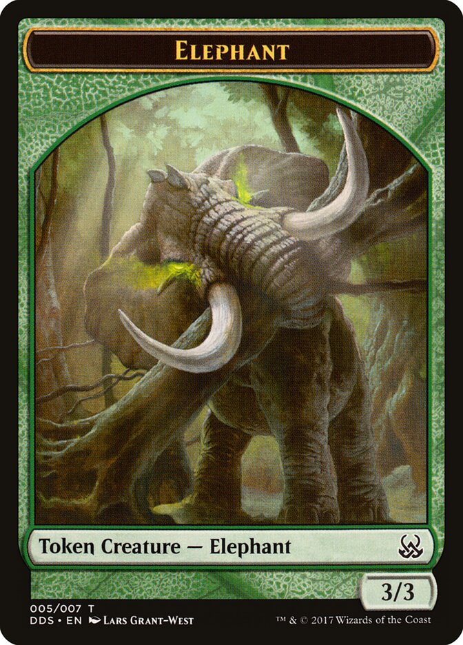 Elephant, Duel Decks: Mind vs. Might Tokens · 005
