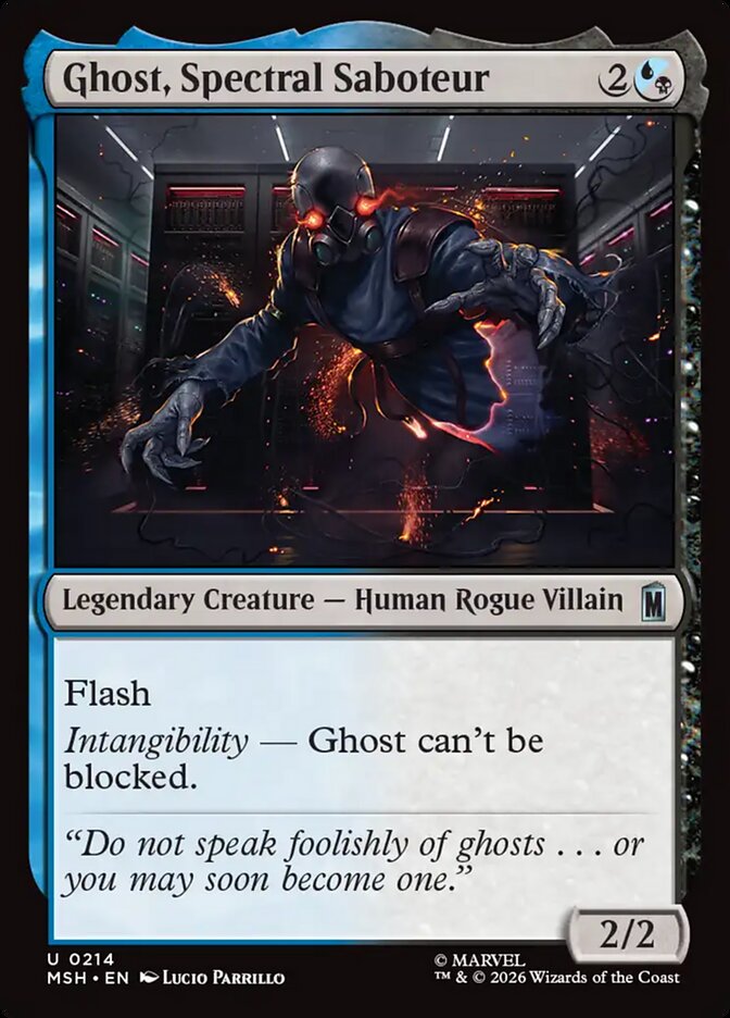Ghost, Spectral Saboteur, Marvel Super Heroes · 0214
