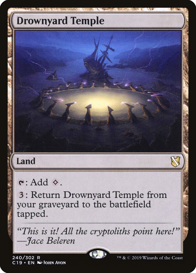 Drownyard Temple, Commander 2019 · 240/302