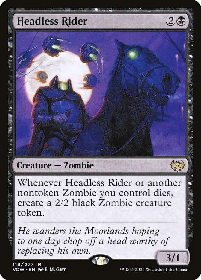 Headless Rider, Innistrad: Crimson Vow · 118/277