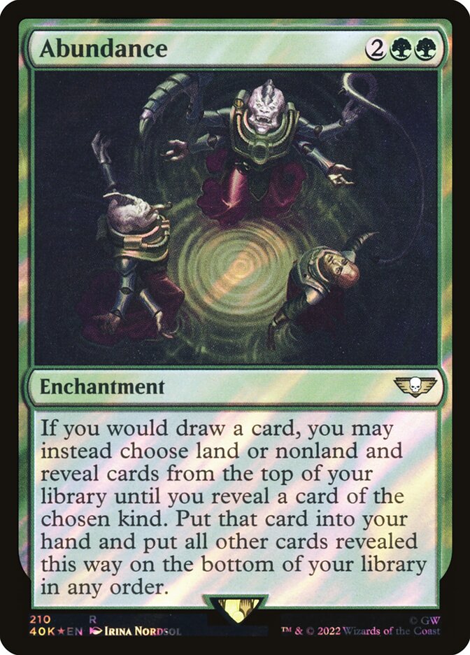 Abundance, Warhammer 40,000 Commander · 210-star