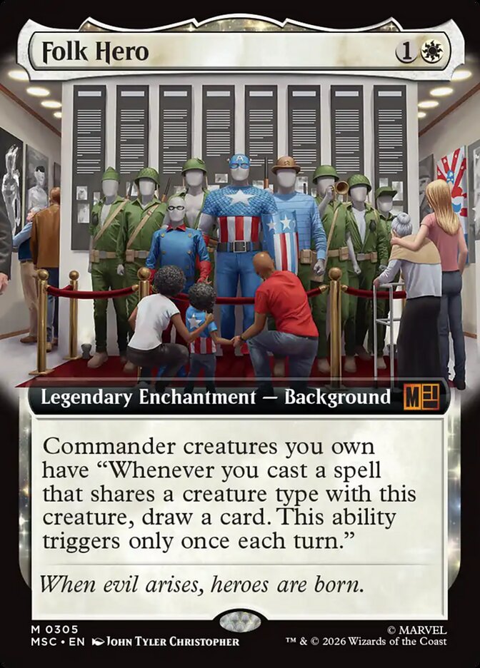 Folk Hero, Marvel Super Heroes Commander · 0305