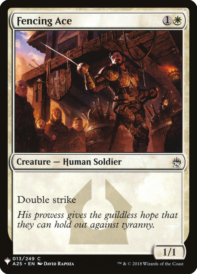 Fencing Ace, The List · a25-13