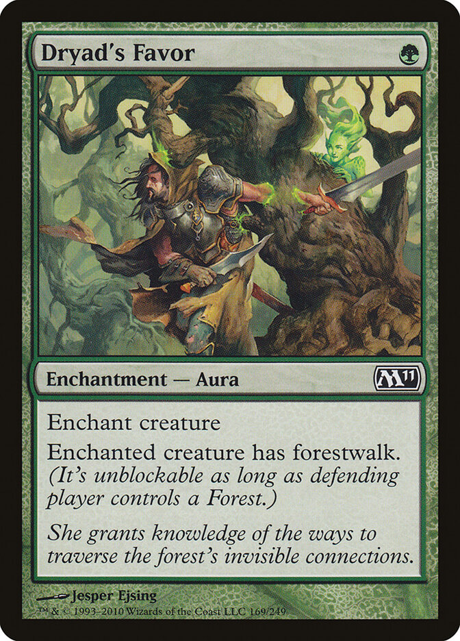 Dryad's Favor, Magic 2011 · 169/249