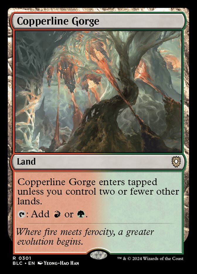 Copperline Gorge, Bloomburrow Commander · 0301