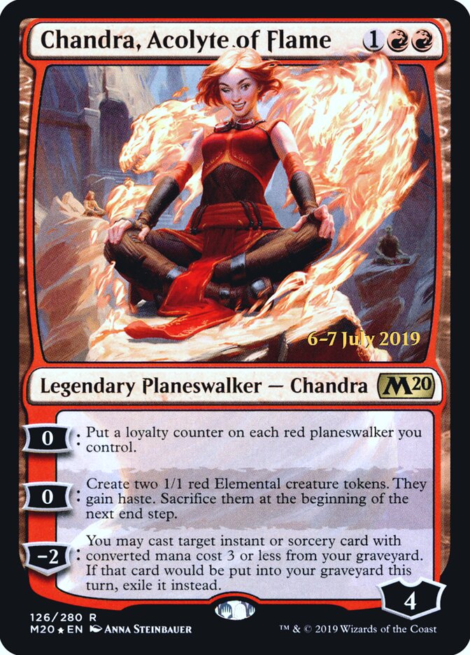 Chandra, Acolyte of Flame, Core Set 2020 Promos · 126/280