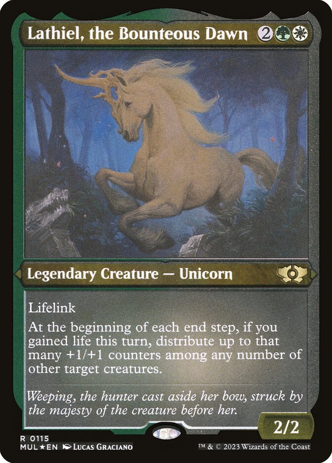 Lathiel, the Bounteous Dawn, Multiverse Legends · 0115