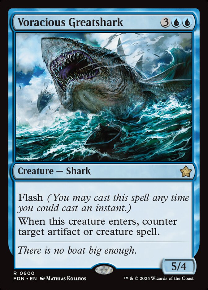Voracious Greatshark, Foundations · 0600