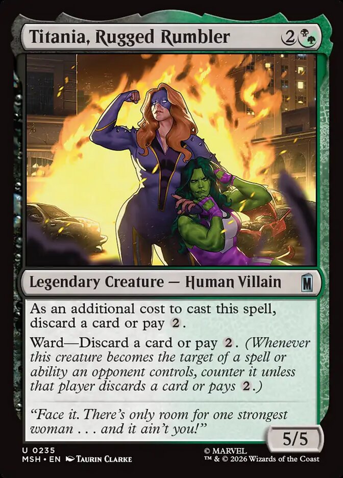 Titania, Rugged Rumbler, Marvel Super Heroes · 0235