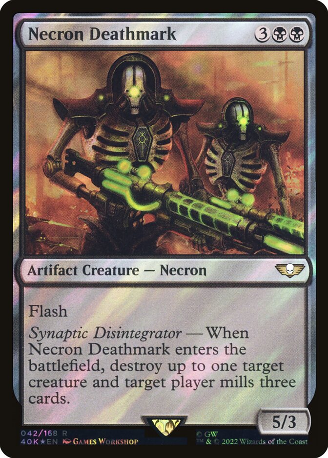 Necron Deathmark, Warhammer 40,000 Commander · 42-star