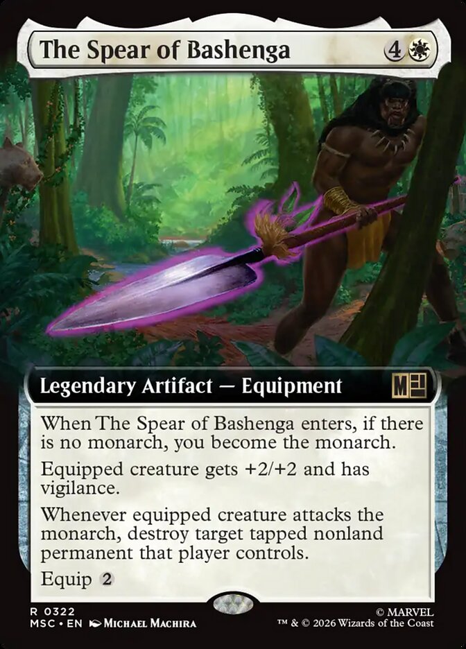 The Spear of Bashenga, Marvel Super Heroes Commander · 0322