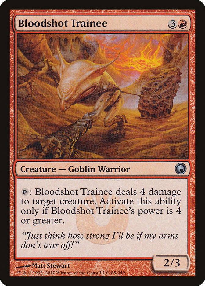 Bloodshot Trainee, Scars of Mirrodin · 85/249