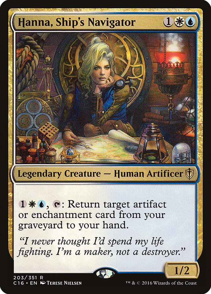 Hanna, Ship's Navigator, Commander 2016 · 203/351