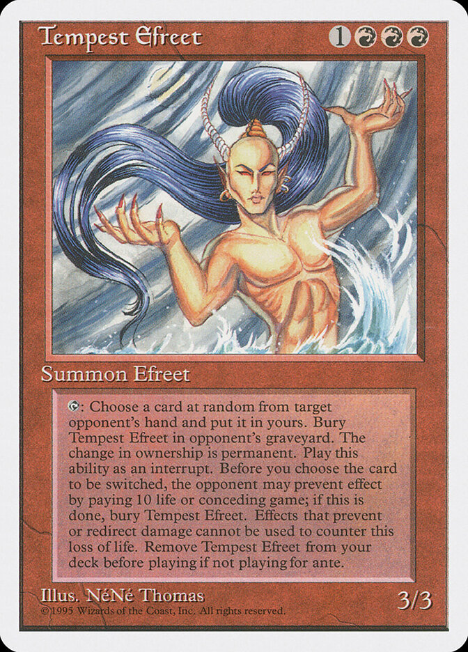 Tempest Efreet, Fourth Edition · 225
