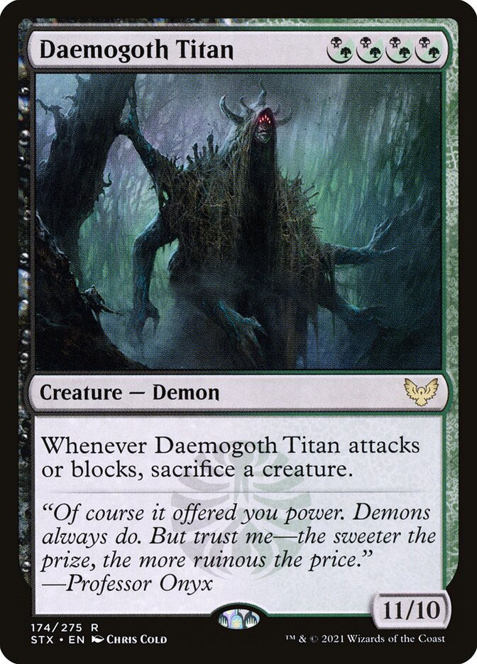 Daemogoth Titan, Strixhaven: School of Mages · 174/275