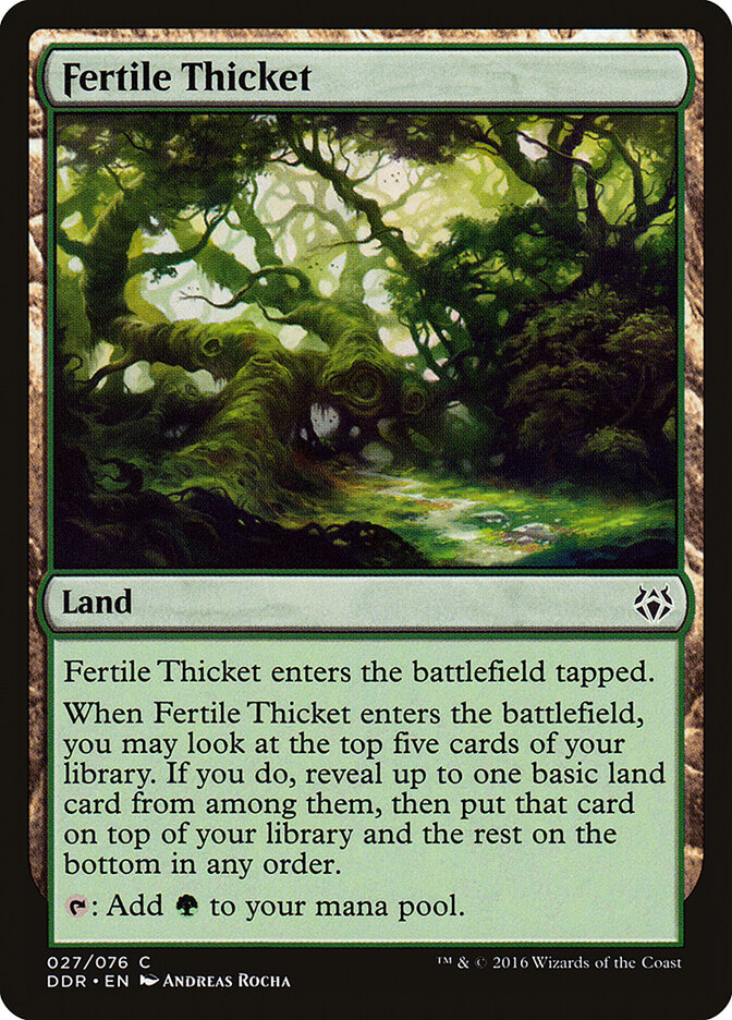 Fertile Thicket, Duel Decks: Nissa vs. Ob Nixilis · 027/076