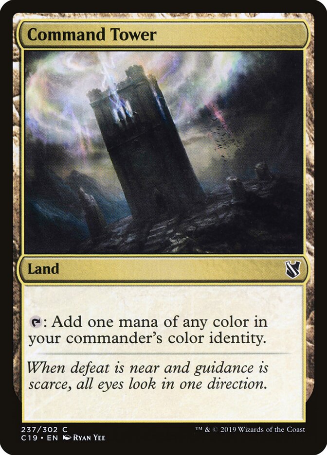 Command Tower, Commander 2019 · 237/302