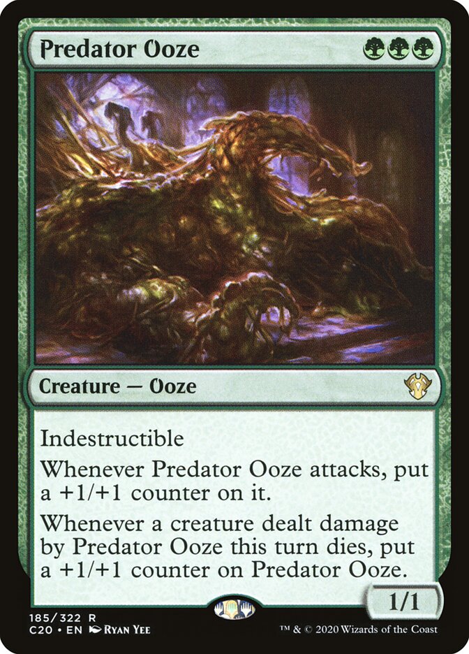 Predator Ooze, Commander 2020 · 185/322