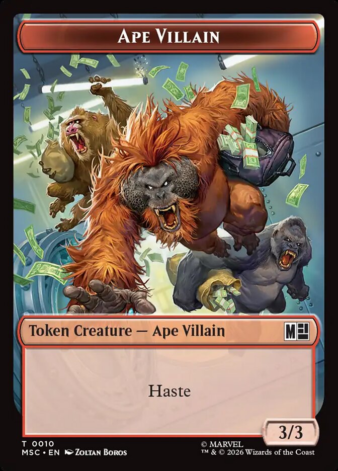 Ape Villain, Marvel Super Heroes Commander Tokens · 0010