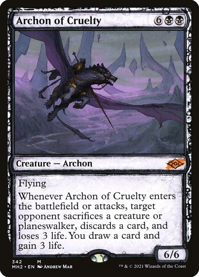 Archon of Cruelty, Modern Horizons 2 · 342