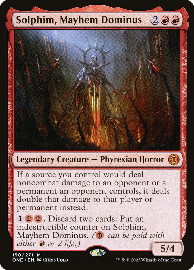 Solphim, Mayhem Dominus, Phyrexia: All Will Be One · 150/271