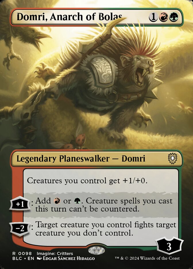 Domri, Anarch of Bolas, Bloomburrow Commander · 0098