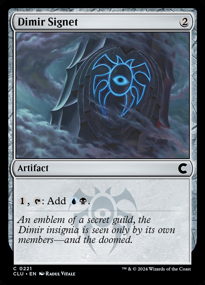 Dimir Signet, Ravnica: Clue Edition · 0221