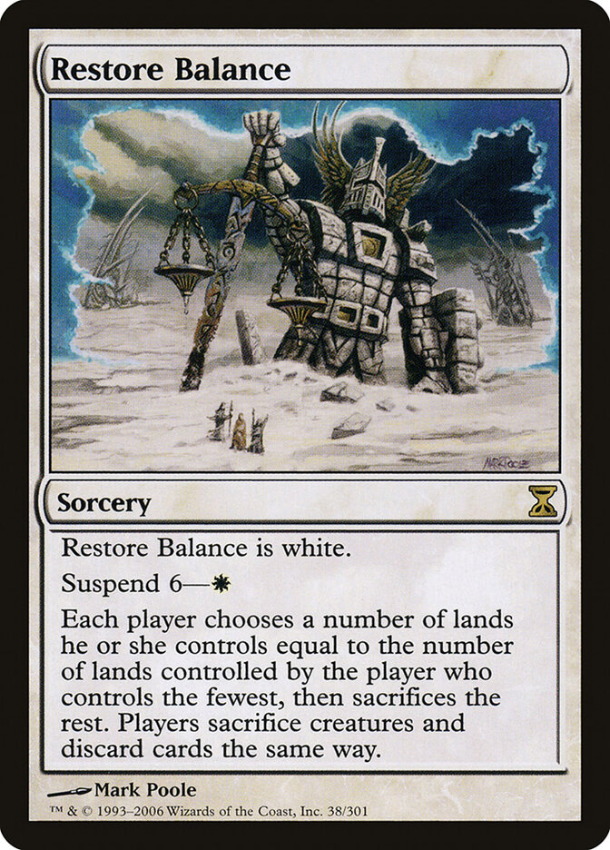 Restore Balance, Time Spiral · 38/301