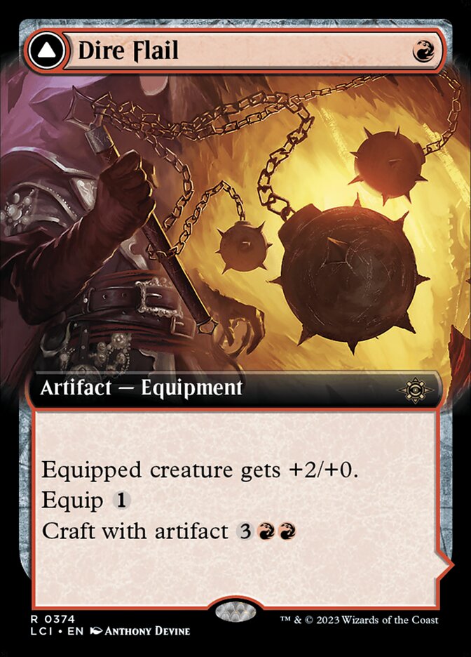 Dire Flail // Dire Blunderbuss, The Lost Caverns of Ixalan · 0374