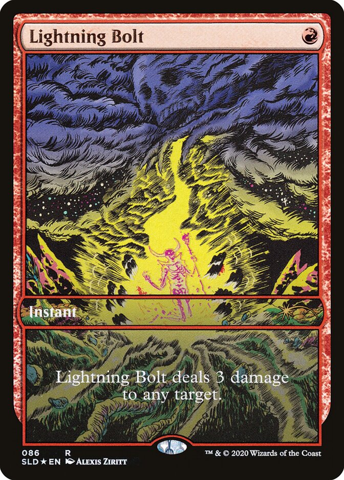 Lightning Bolt, Secret Lair Drop · 086
