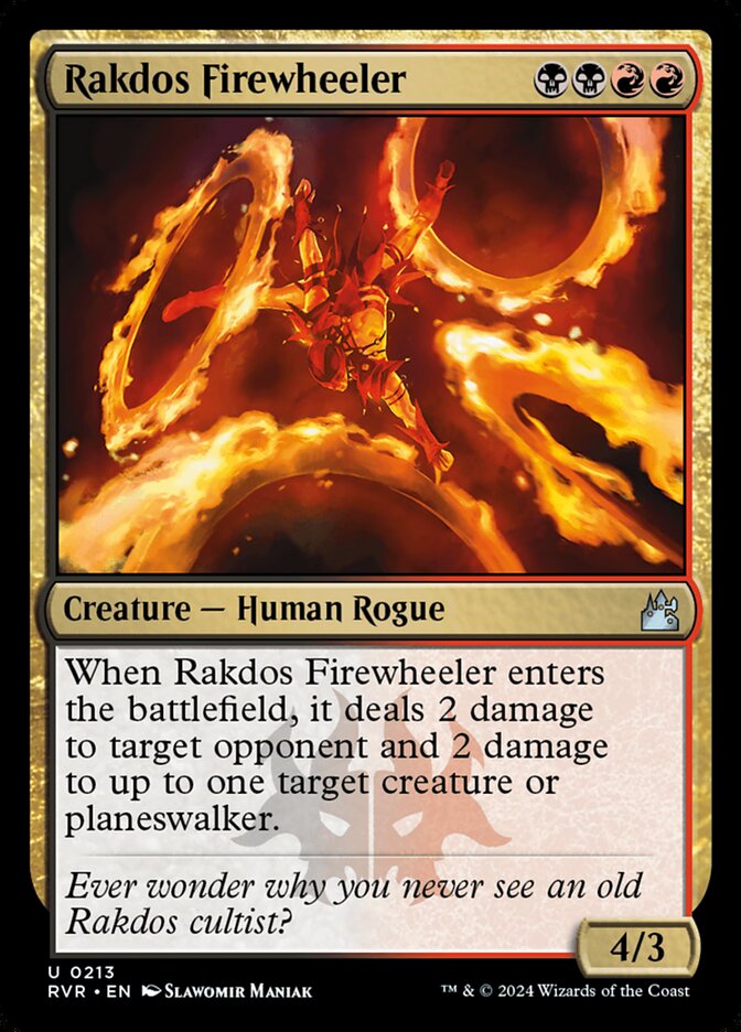 Rakdos Firewheeler, Ravnica Remastered · 0213