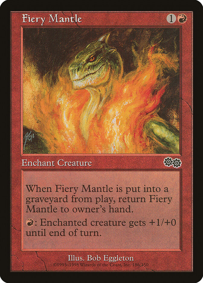 Fiery Mantle, Urza's Saga · 186/350