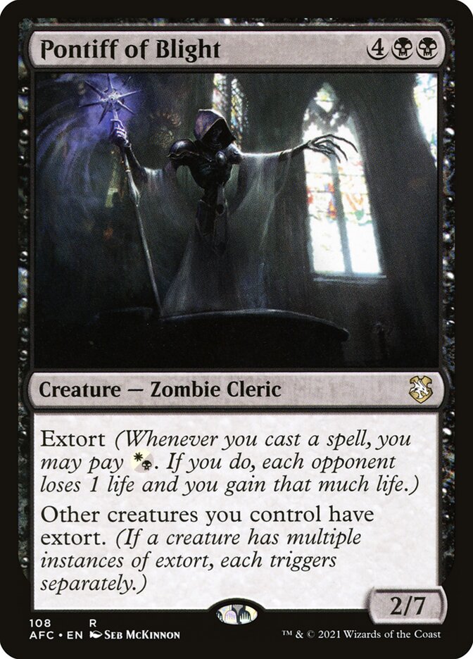 Pontiff of Blight, Forgotten Realms Commander · 108