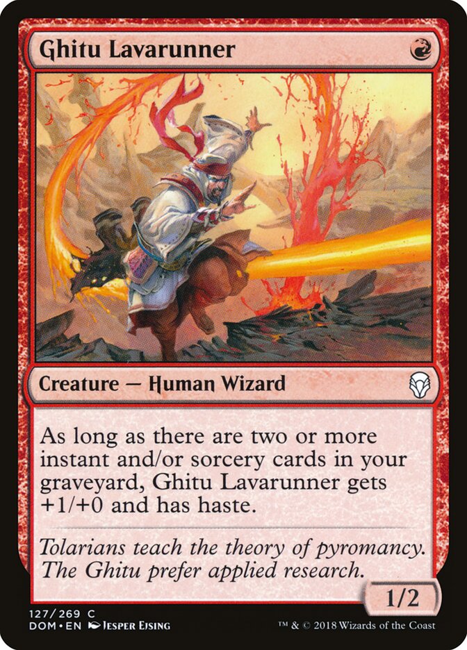 Ghitu Lavarunner, Dominaria · 127/269