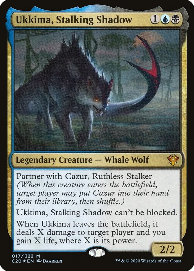 Ukkima, Stalking Shadow, Commander 2020 · 017/322