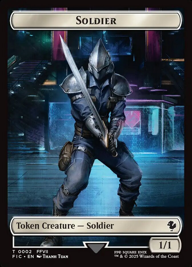Soldier, Final Fantasy Commander Tokens · 0002