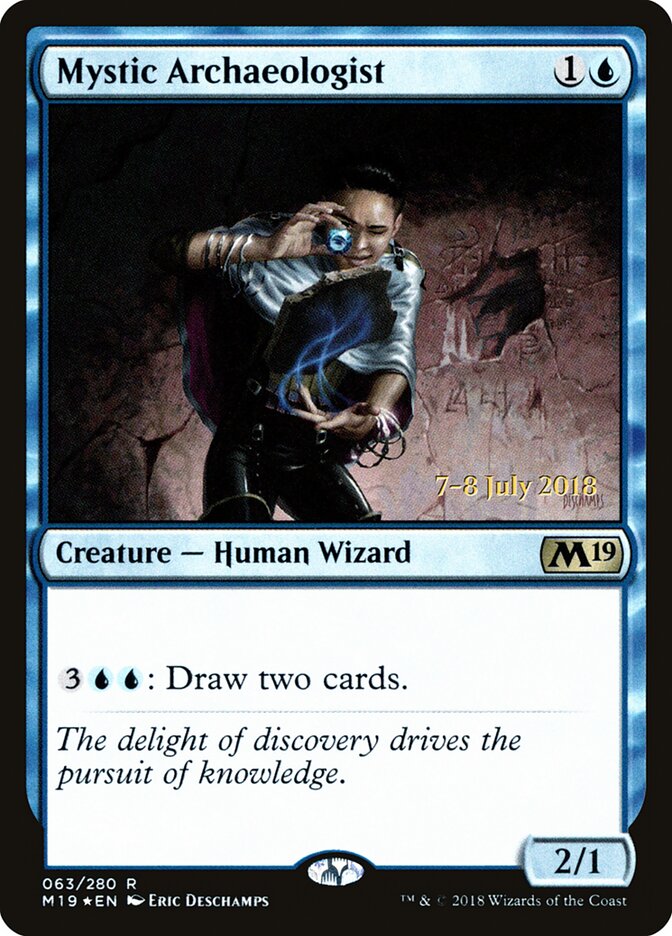 Mystic Archaeologist, Core Set 2019 Promos · 063/280