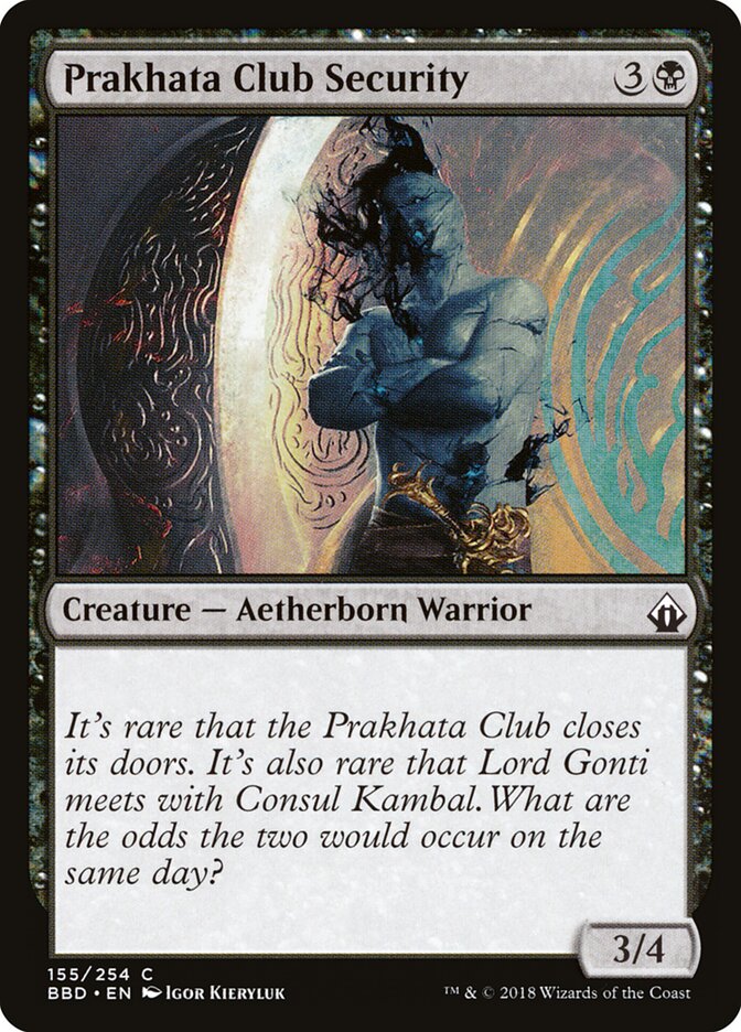 Prakhata Club Security, Battlebond · 155/254