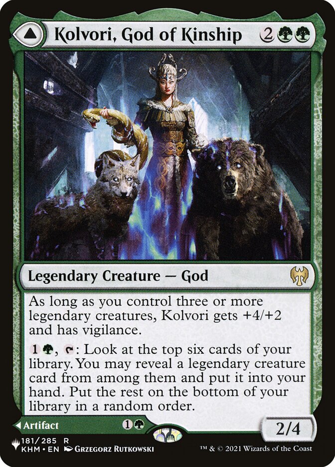 Kolvori, God of Kinship // The Ringhart Crest, The List · khm-181