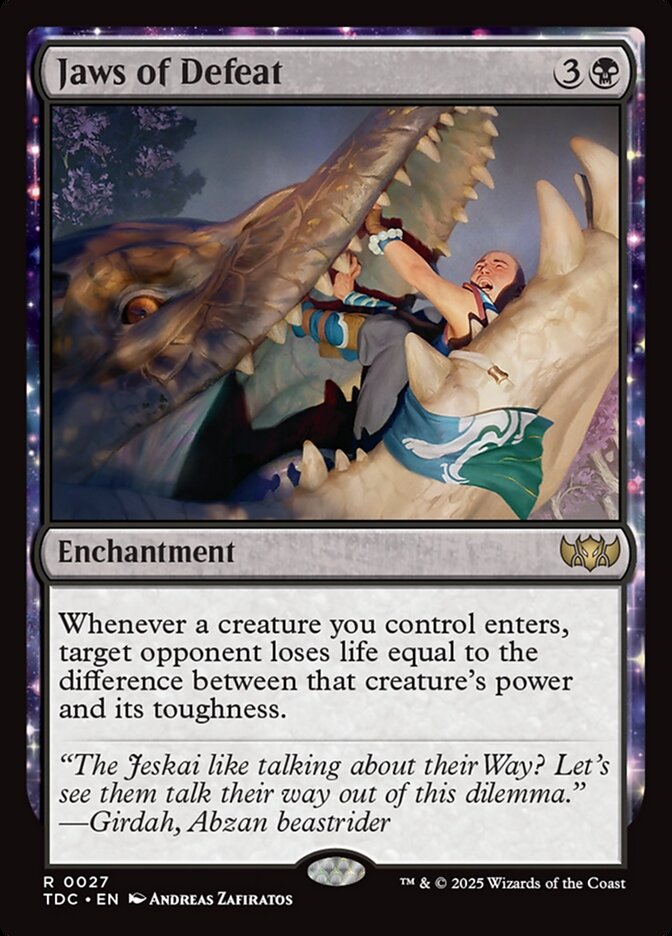 Jaws of Defeat, Tarkir: Dragonstorm Commander · 0027