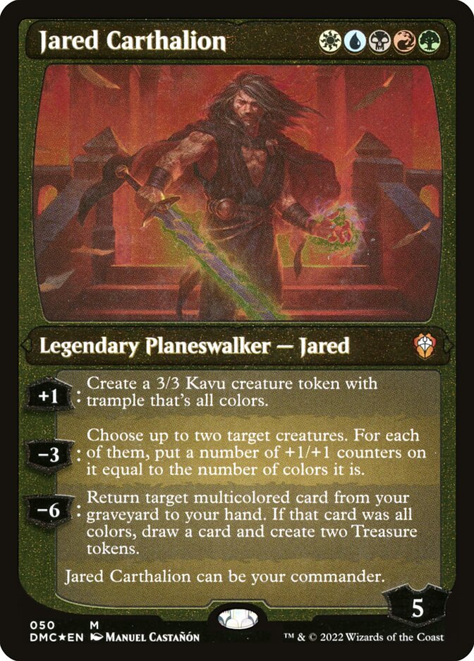 Jared Carthalion, Dominaria United Commander · 050/050