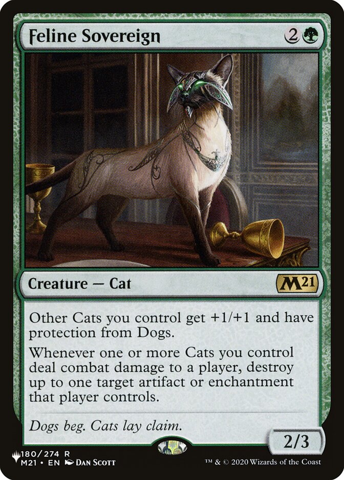 Feline Sovereign, The List · m21-180