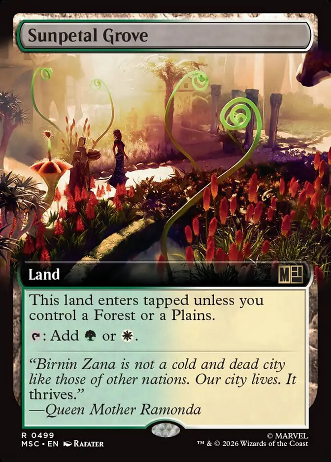 Sunpetal Grove, Marvel Super Heroes Commander · 0499