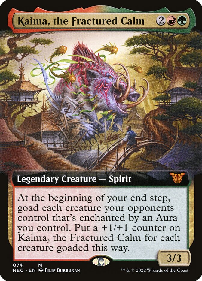 Kaima, the Fractured Calm, Neon Dynasty Commander · 074