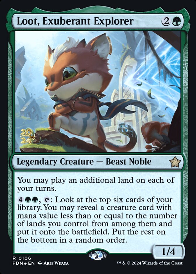 Loot, Exuberant Explorer, Foundations Promos · 0106