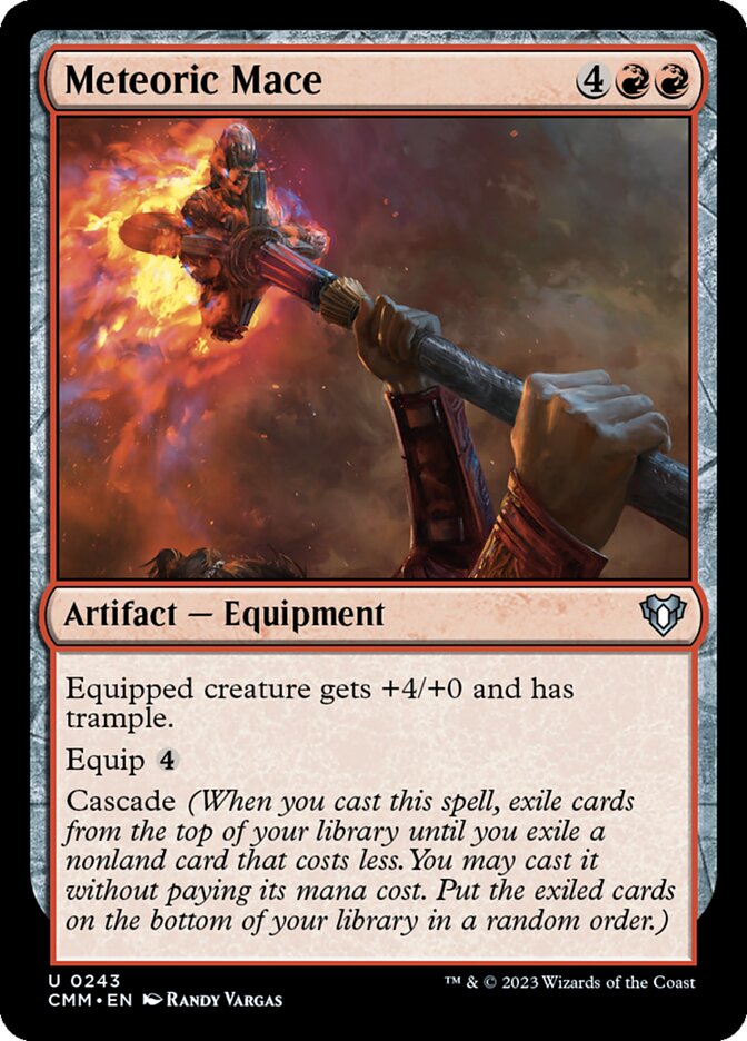 Meteoric Mace, Commander Masters · 0243