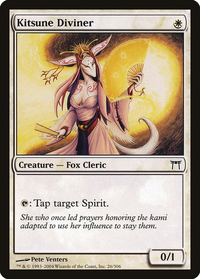 Kitsune Diviner, Champions of Kamigawa · 26/306