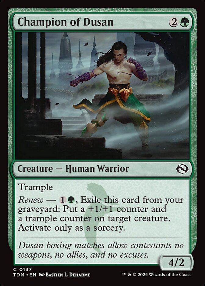 Champion of Dusan, Tarkir: Dragonstorm · 0137