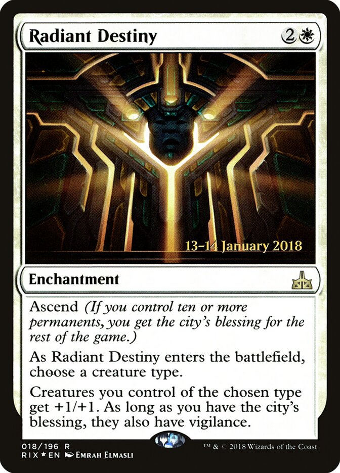 Radiant Destiny, Rivals of Ixalan Promos · 018/196