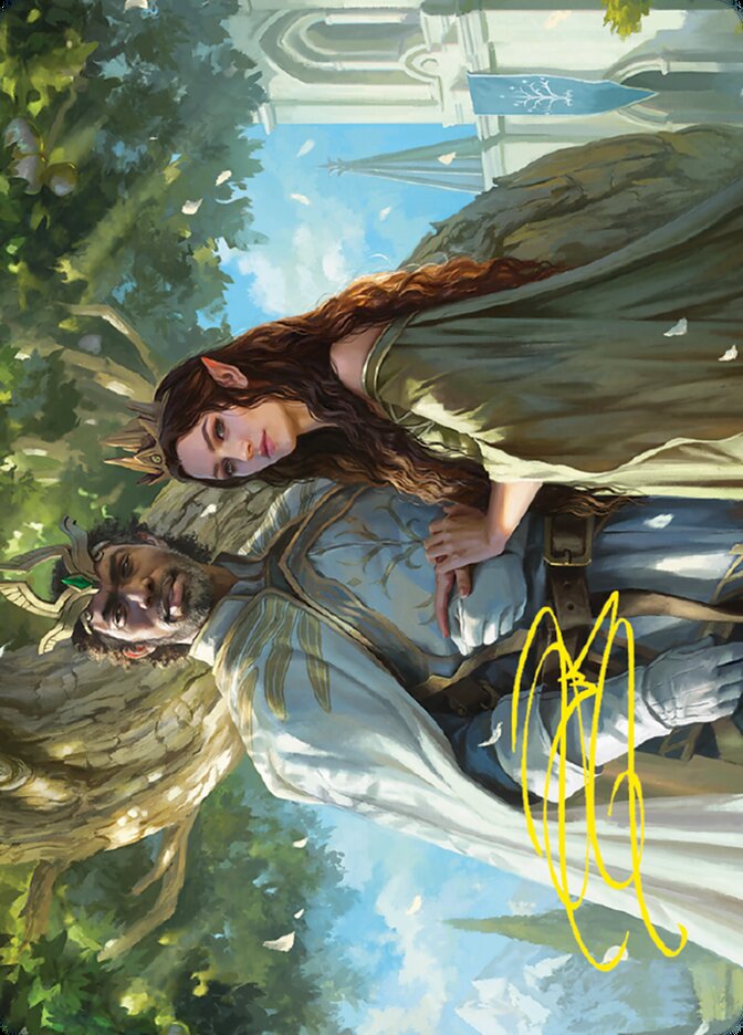Aragorn and Arwen, Wed // Aragorn and Arwen, Wed, Tales of Middle-earth Art Series · 0033